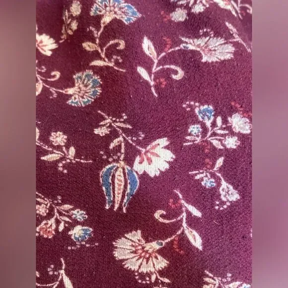 Marybelle red/purple floral blouse - Picture 4 of 7